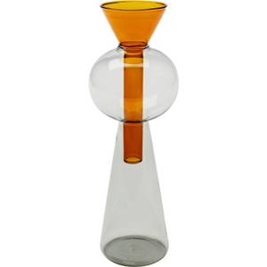 Vase Amore II Orange - Verre - 9 x 26 x 9 cm