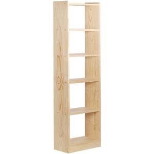 Colonne en pin Gala 6 tablettes Beige - Bois manufacturé - 50 x 185 x 25 cm