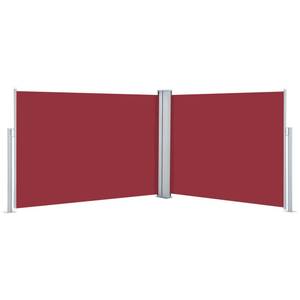 Auvent latéral 3000267-2 Rouge - Textile - 1000 x 120 x 1 cm
