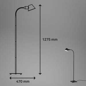 Stehleuchte, schwarz, 1xE27 / max.10W Schwarz