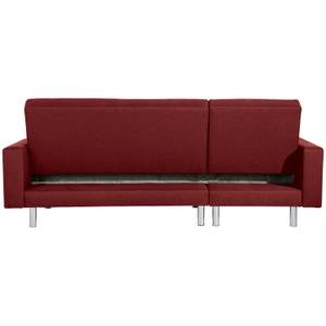 Just Fashion Funktionssofa mit Hocker Rot