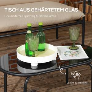 Gartenmöbel-Set 84G-275V00KK Grün - Metall - 58 x 66 x 116 cm