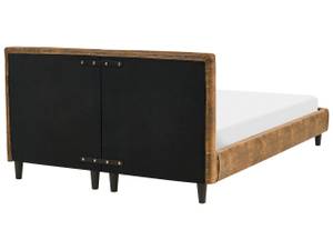 Doppelbett FITOU Braun - Eiche Hell - Breite: 150 cm