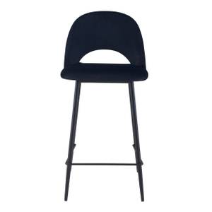 Tabouret de bar Pénélope (Lot de 2) Noir