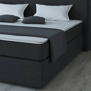 Lit boxspring  20936 Noir - Bois manufacturé - 160 x 104 x 212 cm