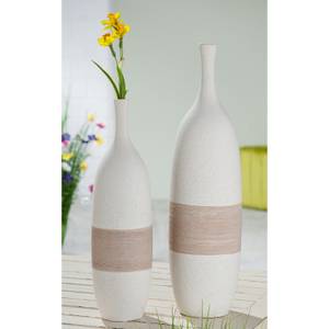 Flaschenvase Olbia Braun - Keramik - 1 x 50 x 14 cm