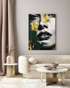 Image Canvas VISAGE De Femme Abstraction 70 x 100 x 100 cm