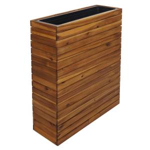 Pflanzkasten L21 Braun - Holzart/Dekor - Holz teilmassiv - 63 x 77 x 23 cm