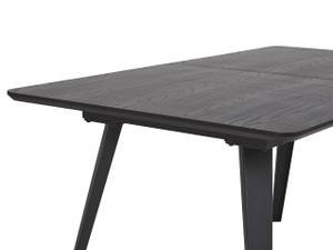 Table de salle à manger IRVINGTON Noir - Bois manufacturé - 160 x 75 x 90 cm