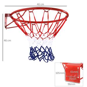 Basketball Korb A61-016 Metall - 2 x 46 x 46 cm