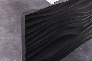 Sideboard WAVE Schwarz - Massivholz - Holzart/Dekor - 160 x 30 x 38 cm