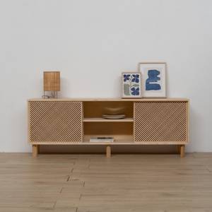 Sideboard Altea mit 2 Türen Massivholz - Holzart/Dekor - 180 x 65 x 35 cm