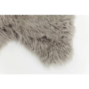 Lammfell Zenzi Grau - Kunststoff - 50 x 1 x 95 cm