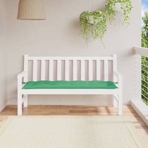 Coussin de banc de jardin Vert - Profondeur : 150 cm