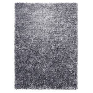 Teppich ESPRIT Cool Glamour Grau - Kunststoff - 90 x 1 x 160 cm