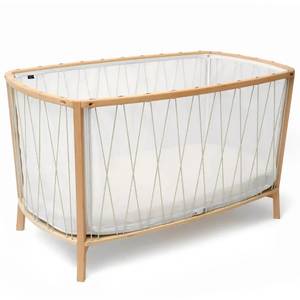 Babybett Kimi Weiß - Holzwerkstoff - 75 x 15 x 127 cm