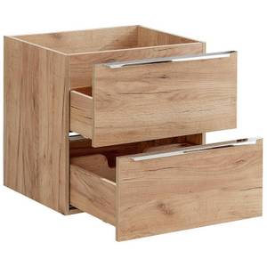 Waschtisch-Unterschrank mit Becken Weiß - Holzwerkstoff - 61 x 75 x 46 cm