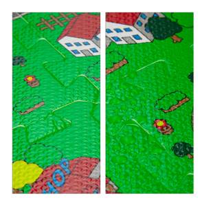 Tapis circuit pour enfants Gris - Vert - Matière plastique - 31 x 1 x 31 cm