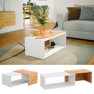 Table basse Bert 40473 Chêne - Blanc