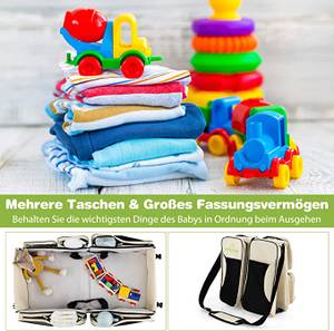 Wickelunterlage für Unterwegs - Wickelauflage für Babies - Kompakte,  Wasserdichte Wickeltasche mit Wickelunterlage : : Baby