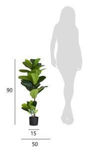 Kunstpflanze Ficus 90 cm 50 x 90 x 60 cm