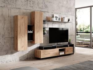 TV Wand IDESIA Grau - Holzwerkstoff - 40 x 171 x 260 cm