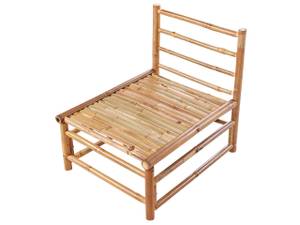 Chaise de jardin CERRETO Beige - Chêne clair - Taupe - 55 x 67 cm