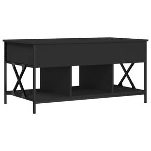 Couchtisch D964 Schwarz - Holzwerkstoff - 55 x 50 x 100 cm