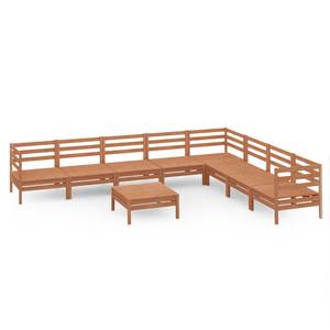 Garten-Lounge-Set Braun - Massivholz - Holzart/Dekor - 64 x 29 x 64 cm