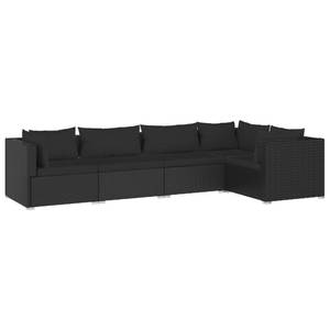 Garten-Lounge-Set (5-teilig) 3013632-15 Schwarz