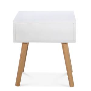 Chevet 1905 Blanc - Bois massif - Bois/Imitation - 40 x 46 x 40 cm