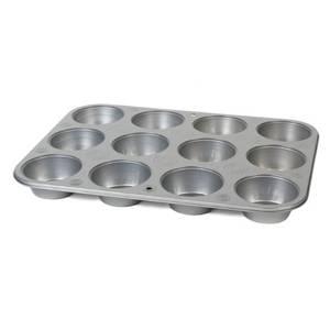 Cupcake Muffin Maker Backform für 12 Grau - Metall - 26 x 3 x 35 cm