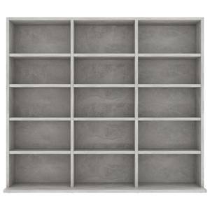 CD-Schrank 3002090 Grau - Steingrau - 23 x 89 cm