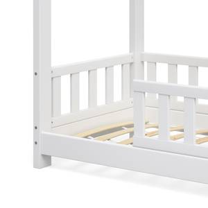 Kinderbett Wiki mit Rausfallschutz Weiß