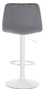 Tabouret de bar Divo Lot de 2 Gris lava