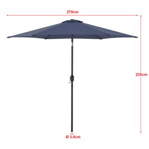 Parasol hexagonal Altino Bleu