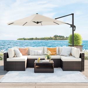 Sonnenschirm Sunny Beige - Metall - 300 x 253 x 300 cm