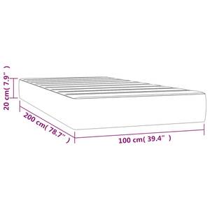 Taschenfederkern-Matratze 3015559-2 Cremeweiß - Breite: 100 cm