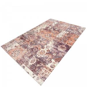 Tapis salon 120x170 en coton multicolore Fibres naturelles - 120 x 10 x 170 cm