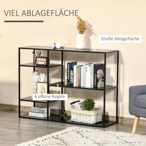 Aufbewahrungsregal 838-147 Schwarz - Metall - 35 x 88 x 120 cm