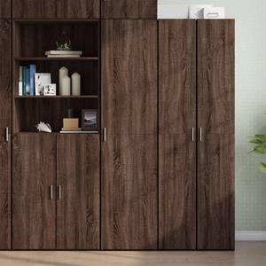 Highboard DE4847 Braun - Holzwerkstoff - 43 x 185 x 45 cm