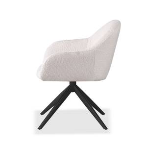 Fauteuil de salon LENA Blanc crème