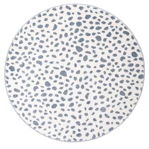 MALDÄ tapis enfant motif dalmatien Bleu - Matière plastique - Textile - 120 x 120 x 120 cm