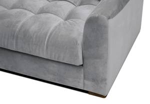 Ecksofa Bardi (5-Sitzer) Silber / Grau - Silbergrau - Ecke davorstehend links