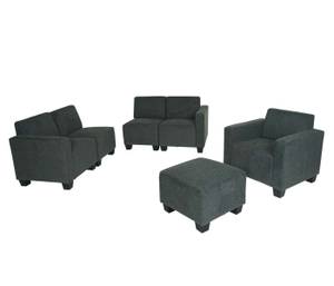 Sofa-System Couch-Garnitur Lyon 3-1-1-1 Anthrazit