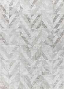 Tapis QATAR Blanc - Matière plastique - Textile - 120 x 1 x 170 cm