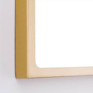 LED Deckenleuchte LERO Gold - Metall - 18 x 3 x 18 cm