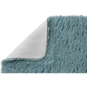 Tapis de bain 50x80cm Bleu - Textile - 50 x 2 x 80 cm