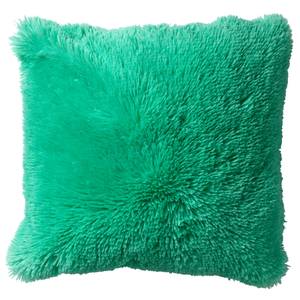 Dekokissen Fluffy Türkis - Textil - 45 x 45 x 45 cm