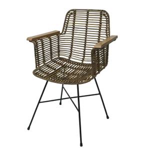 Esszimmerstuhl M29 Braun - Rattan - 62 x 85 x 59 cm